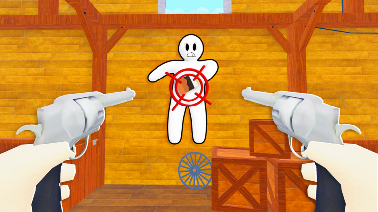 Chameleon Seeker aiming at a painted dummy