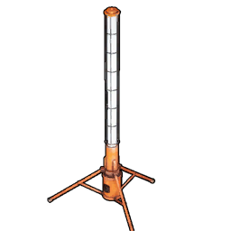 Große Stehlampe