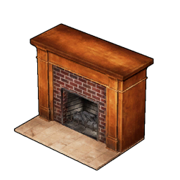 Gemauerter Kamin