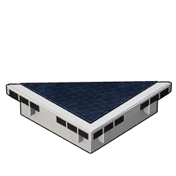 Base triangular futurista