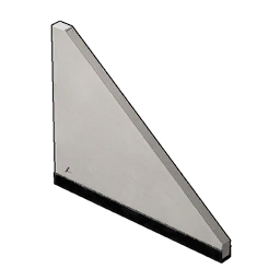 Mur triangulaire futuriste